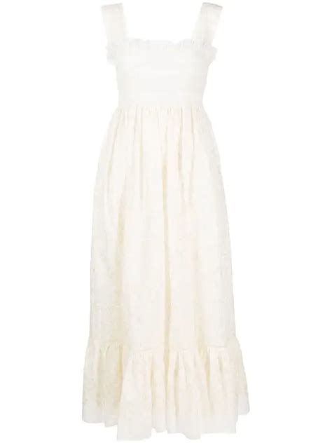 gucci broderie anglaise dress|Gucci Broderie Anglaise Cotton Midi Dress .